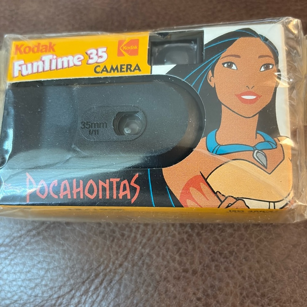 Vintage Kodak 1996 Pocahontas unused fun times 35 camera